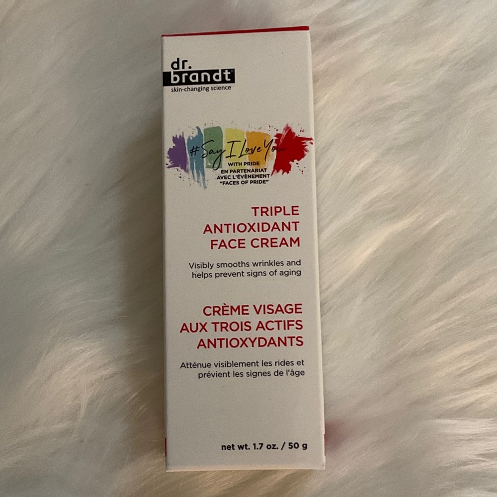 Dr. Brandt Triple Antioxidant Face Cream - White and Red